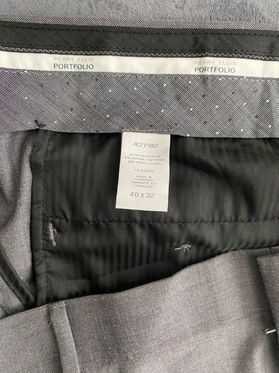 Perry Ellis Portfolio Dress Pants 40x32 image indicator(2)