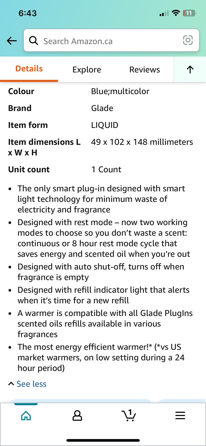Glade Plugin Plus Air Freshener Warmer - photo 4