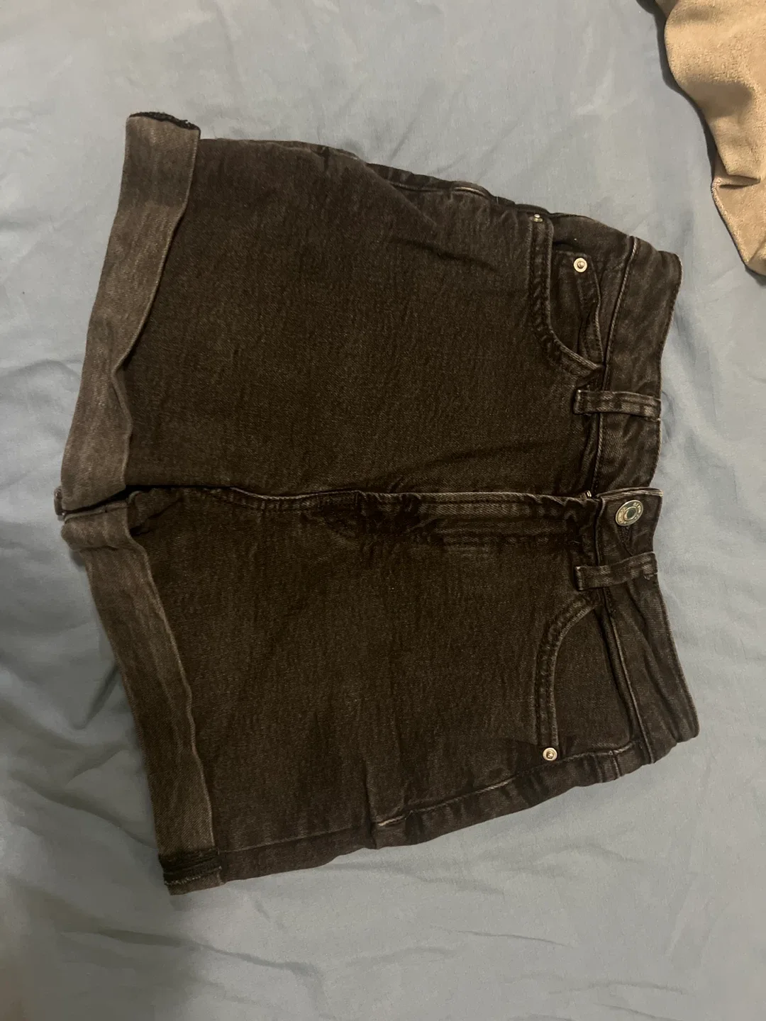 Black Denim Shorts thumbnail