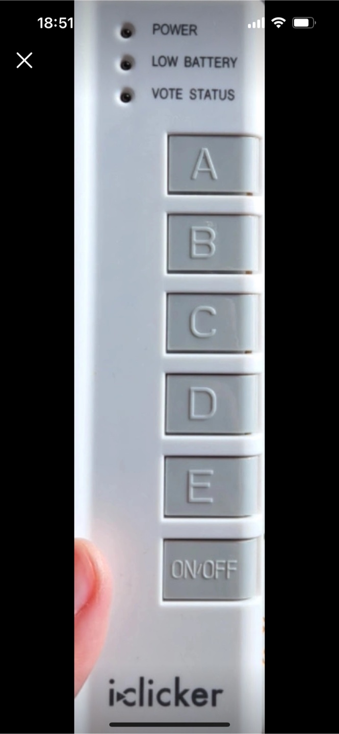 iClicker Classroom Response Remote