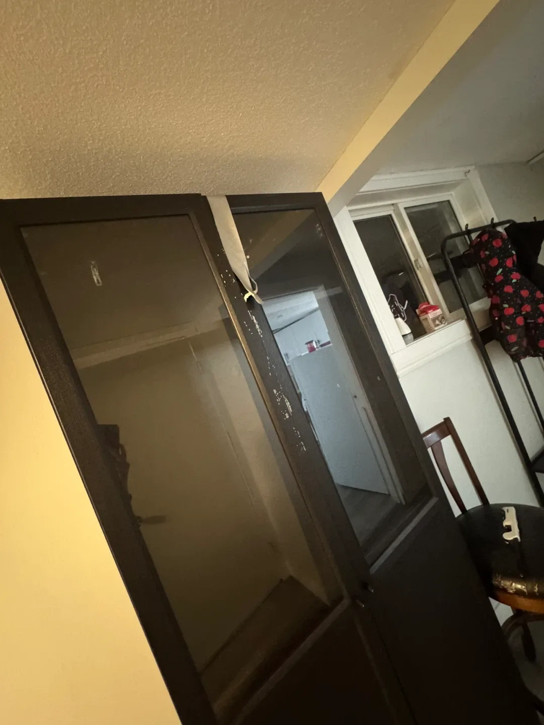 Brown Cabinet with Glass Doors image indicator(3)