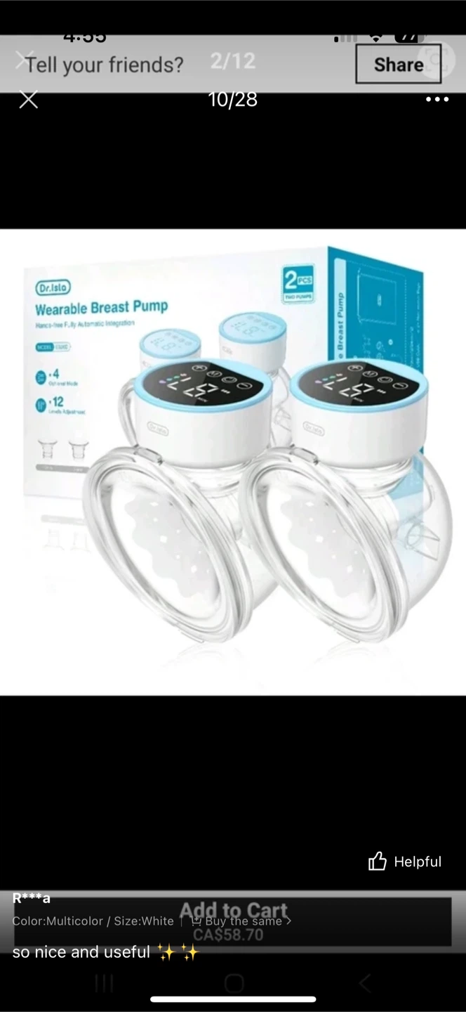 Dr.Isla Wearable Breast Pump - Double - photo 3