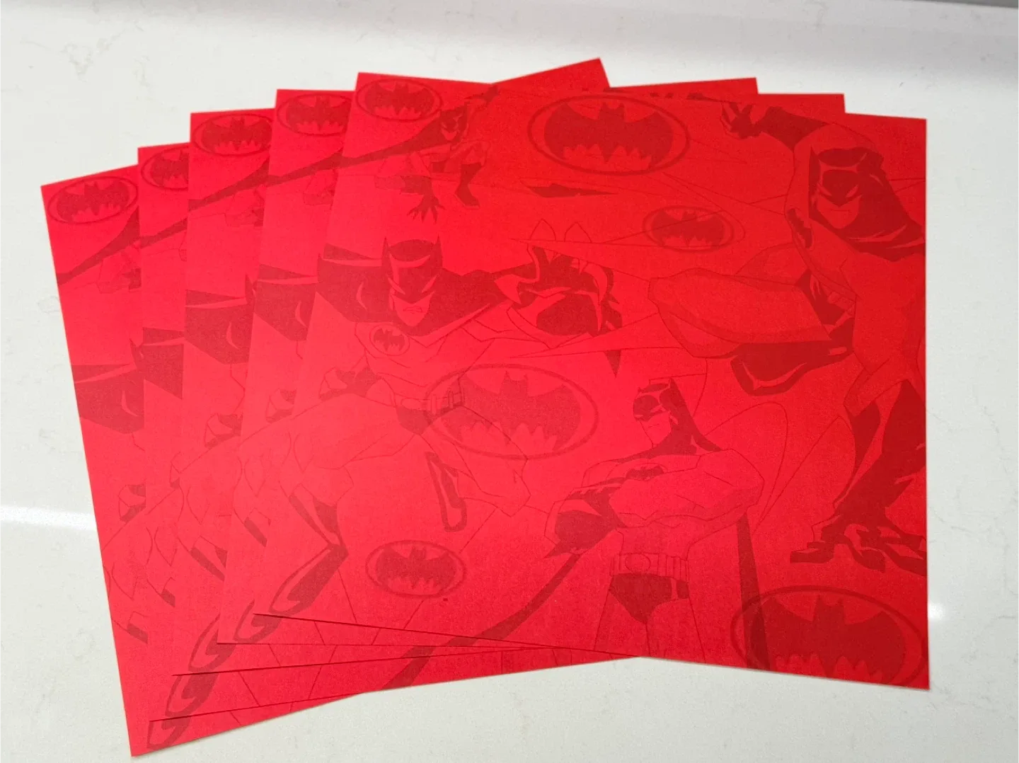 Batman & Alphabet Blocks scrapbook Paper thumbnail
