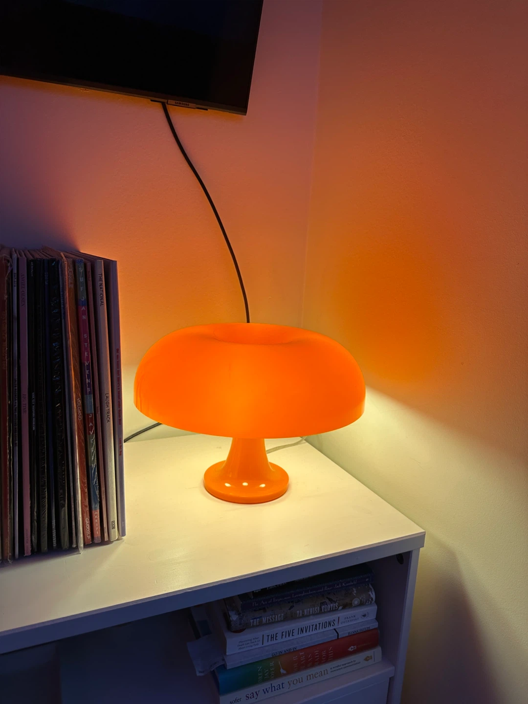 Orange Mushroom Table Lamp