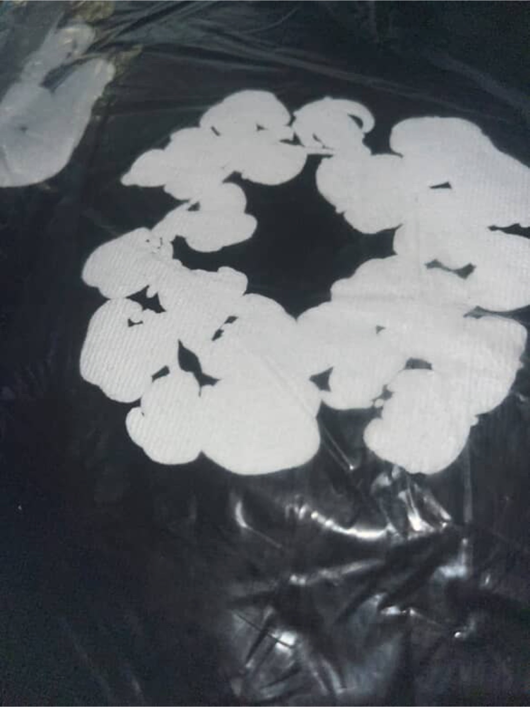 Denim Tears Black Floral Hoodie