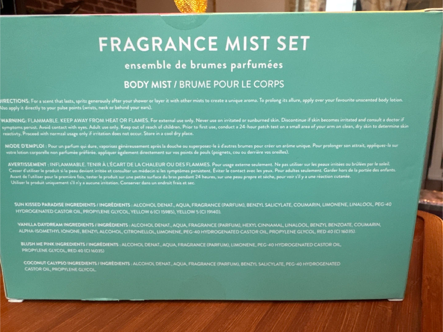 Yes Studio Fragrance Mist Set - Body Mist Gift Set (New Boxed) - photo 2
