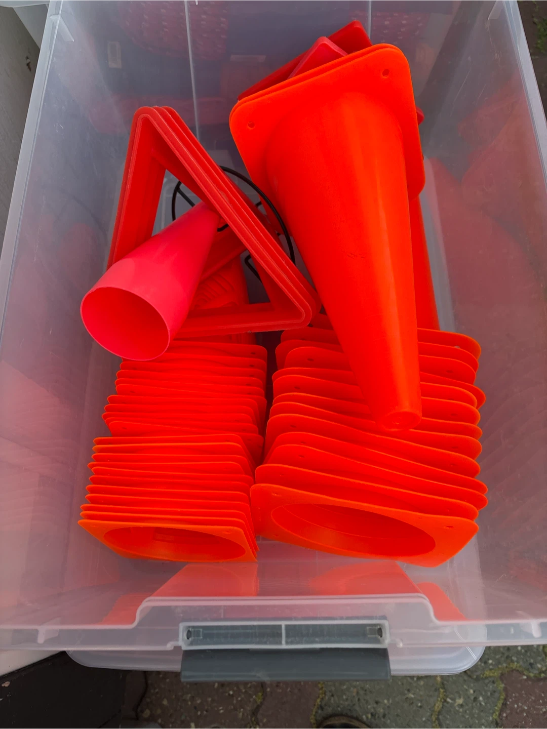 Orange Traffic Cones & Triangles
