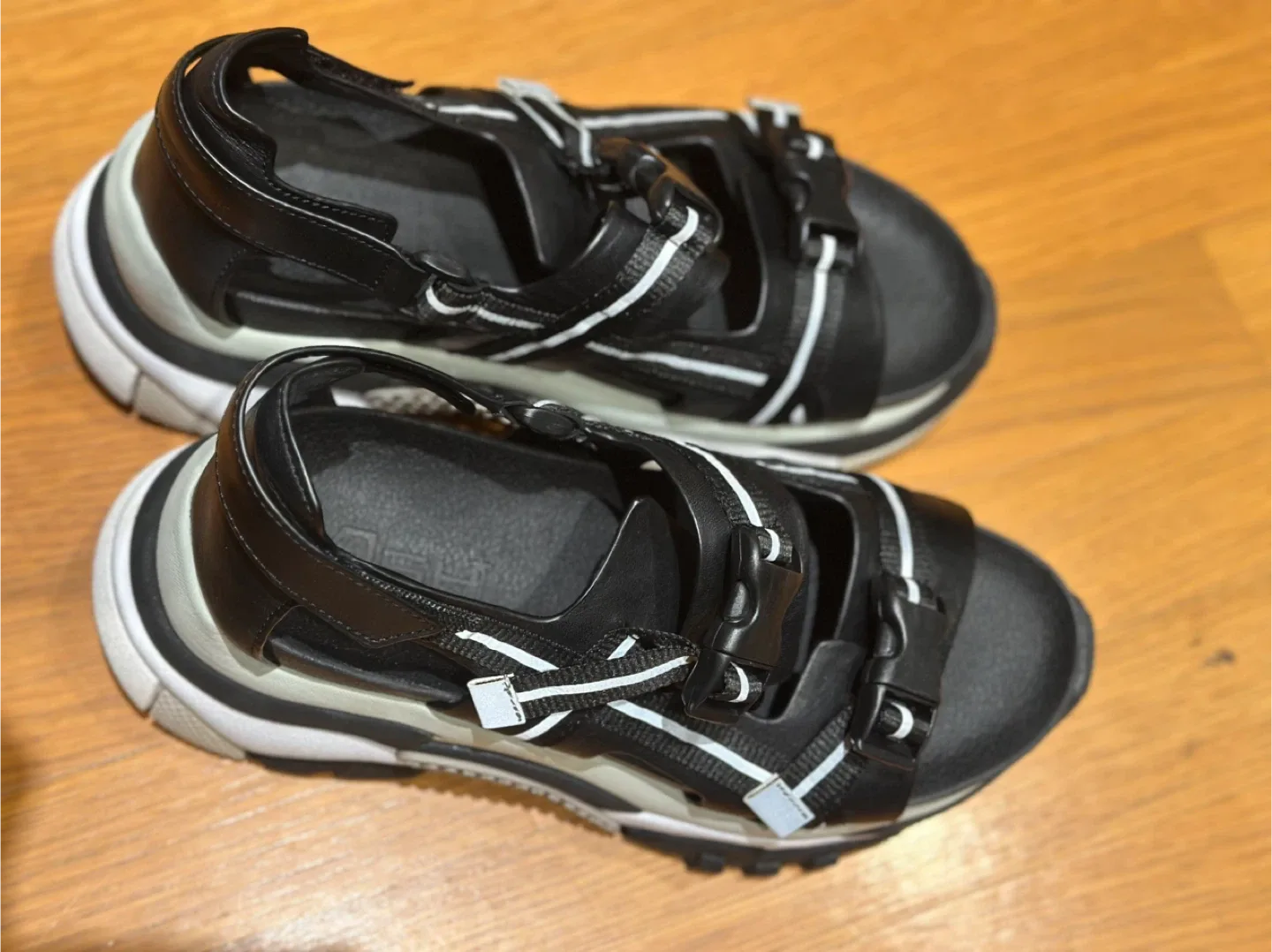 Reike Nen Black Sandals thumbnail
