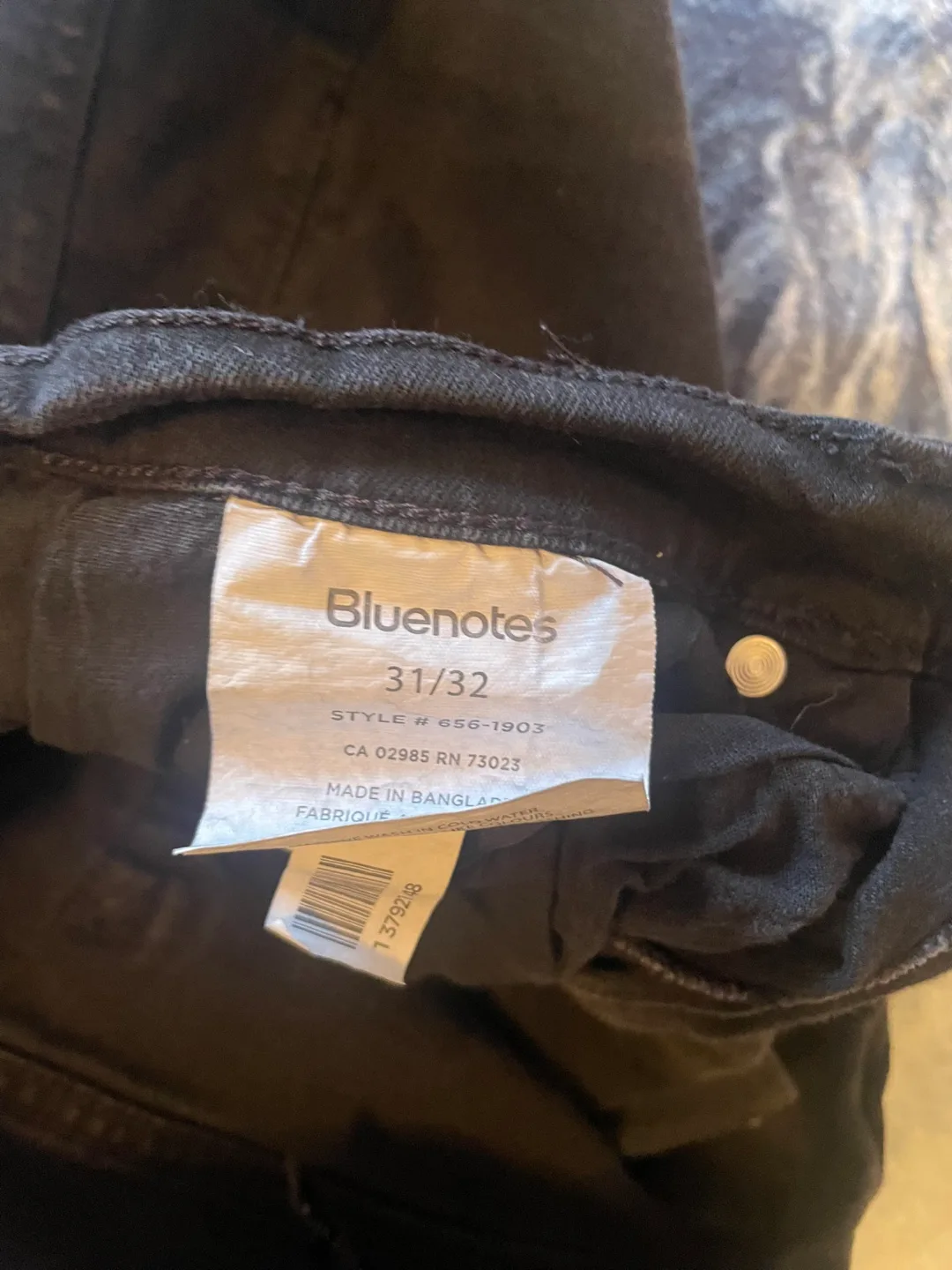 Bluenotes men’s Black Jeans - Size 31 image indicator(2)