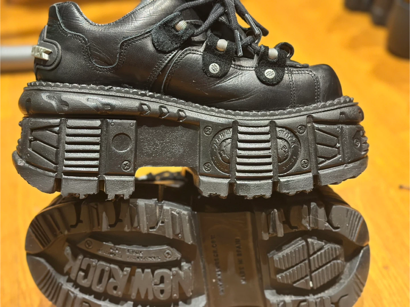 New Rock Platform Shoes Black - photo 2