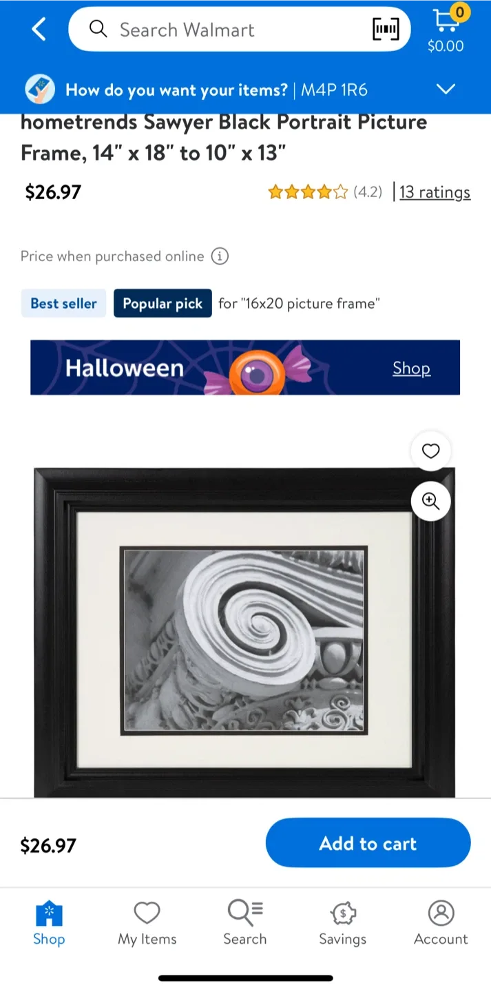 Black 14x18 Picture Frame image indicator(3)