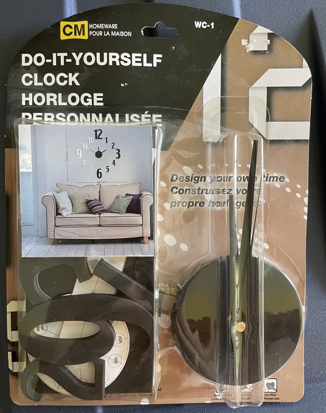 DIY Wall Mounted Clock - New in Box!