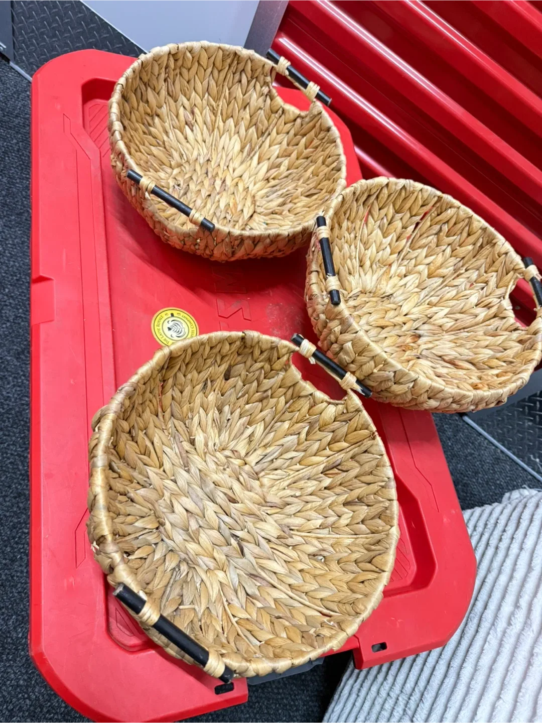 Woven Baskets with Handles thumbnail