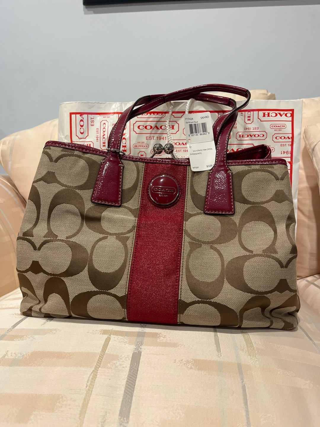 Coach Signature Satchel Purse