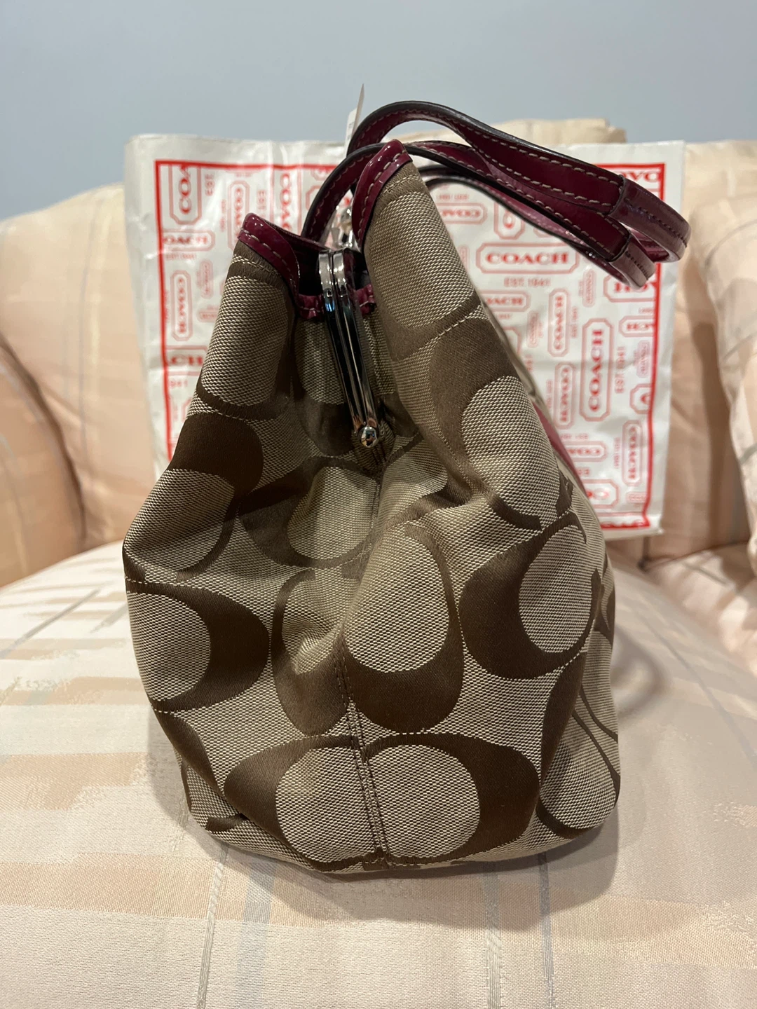 Coach Signature Satchel Purse - photo 2