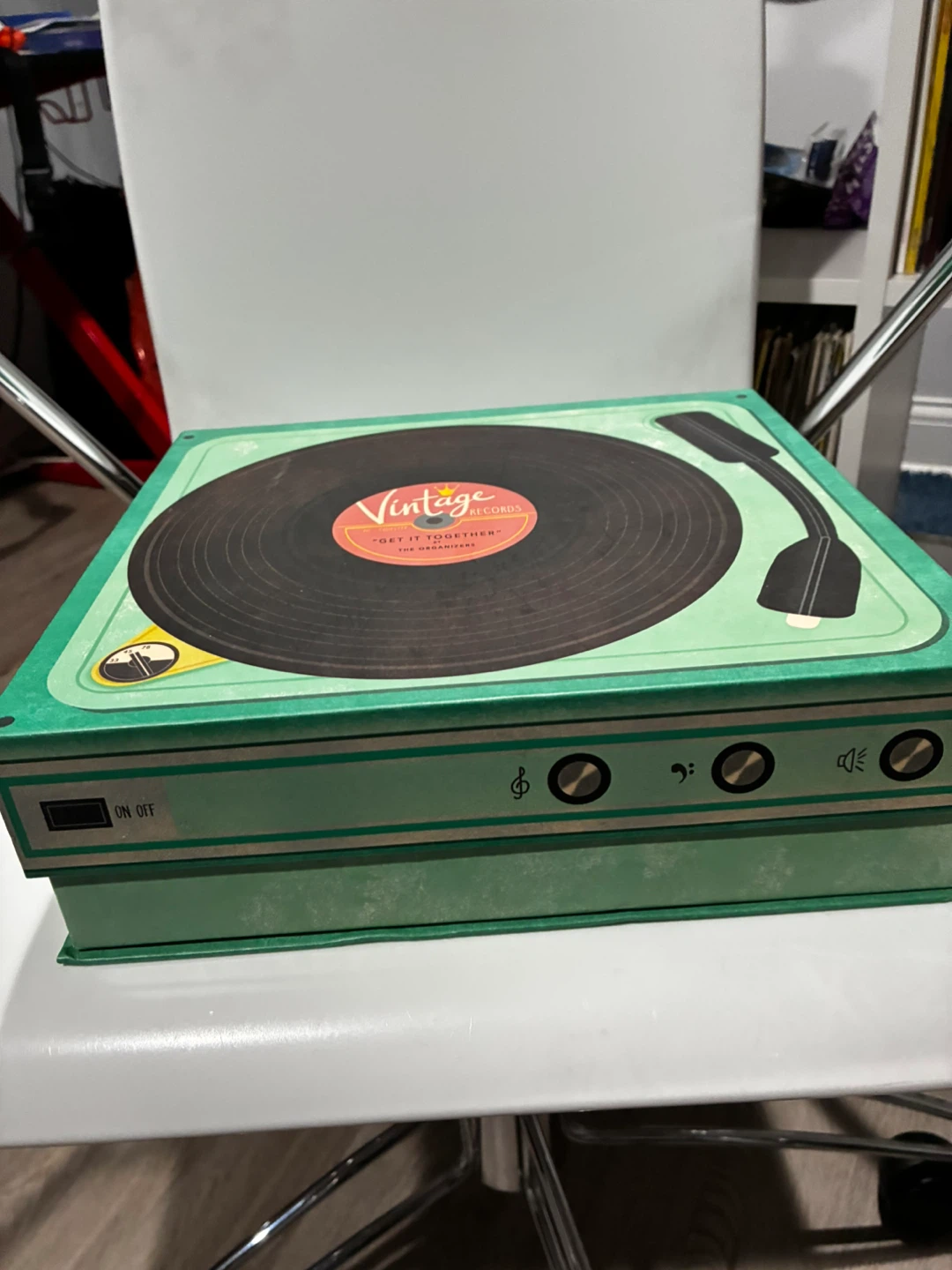 Vintage Records Storage Box - The Organizer - photo 2