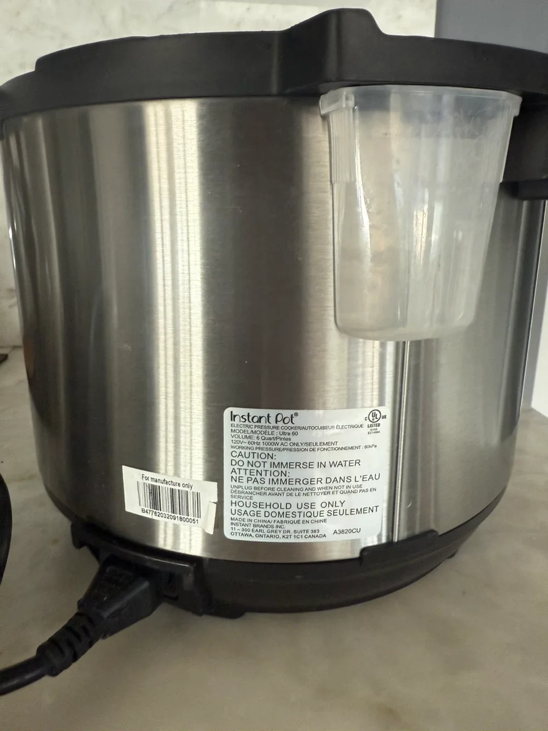 Instant Pot 60 Ultra 6qt Electric Pressure Cooker + extra pot image indicator(4)