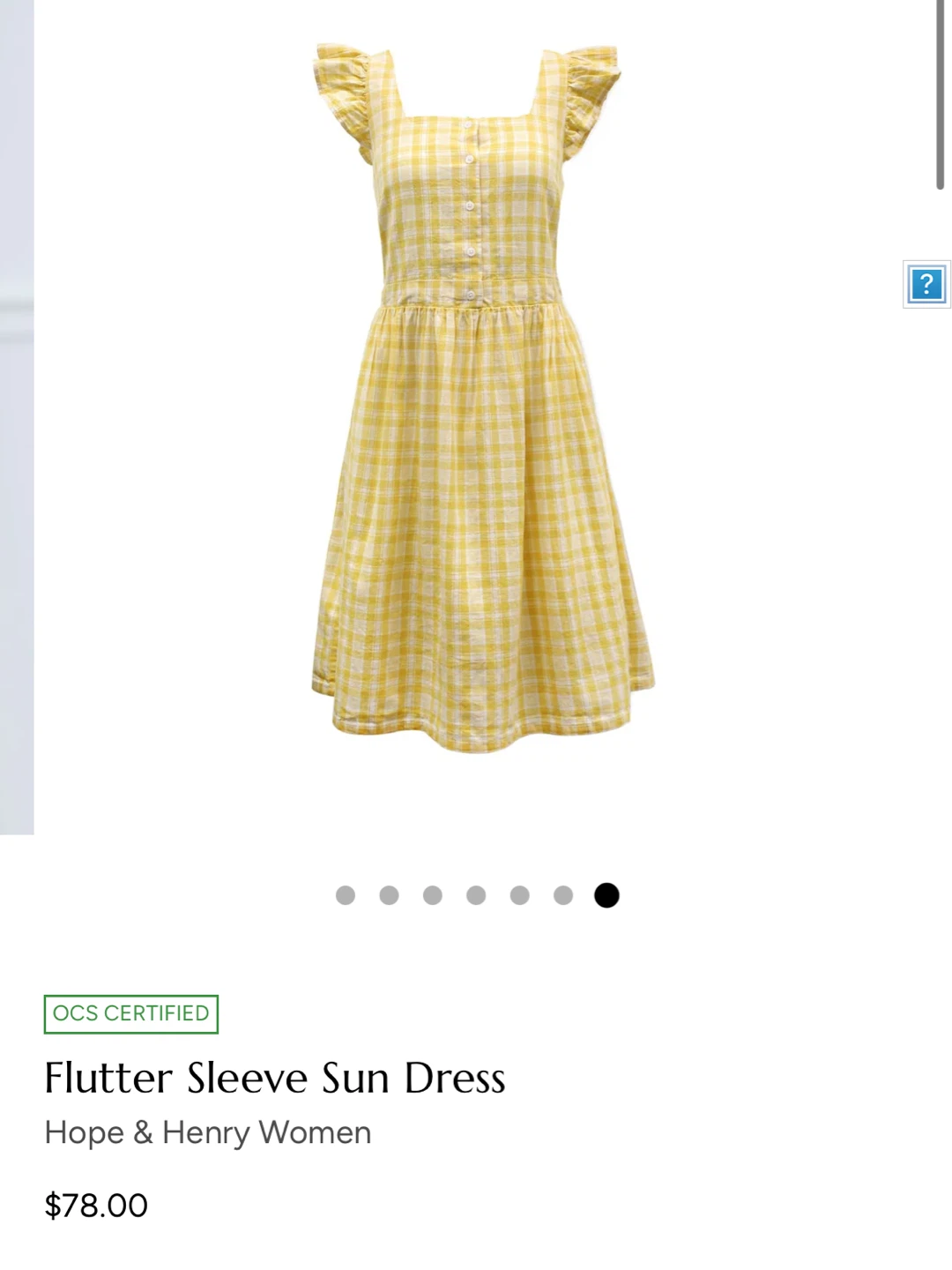 Hope & Henry Flutter Sleeve Sun Dress - photo 2