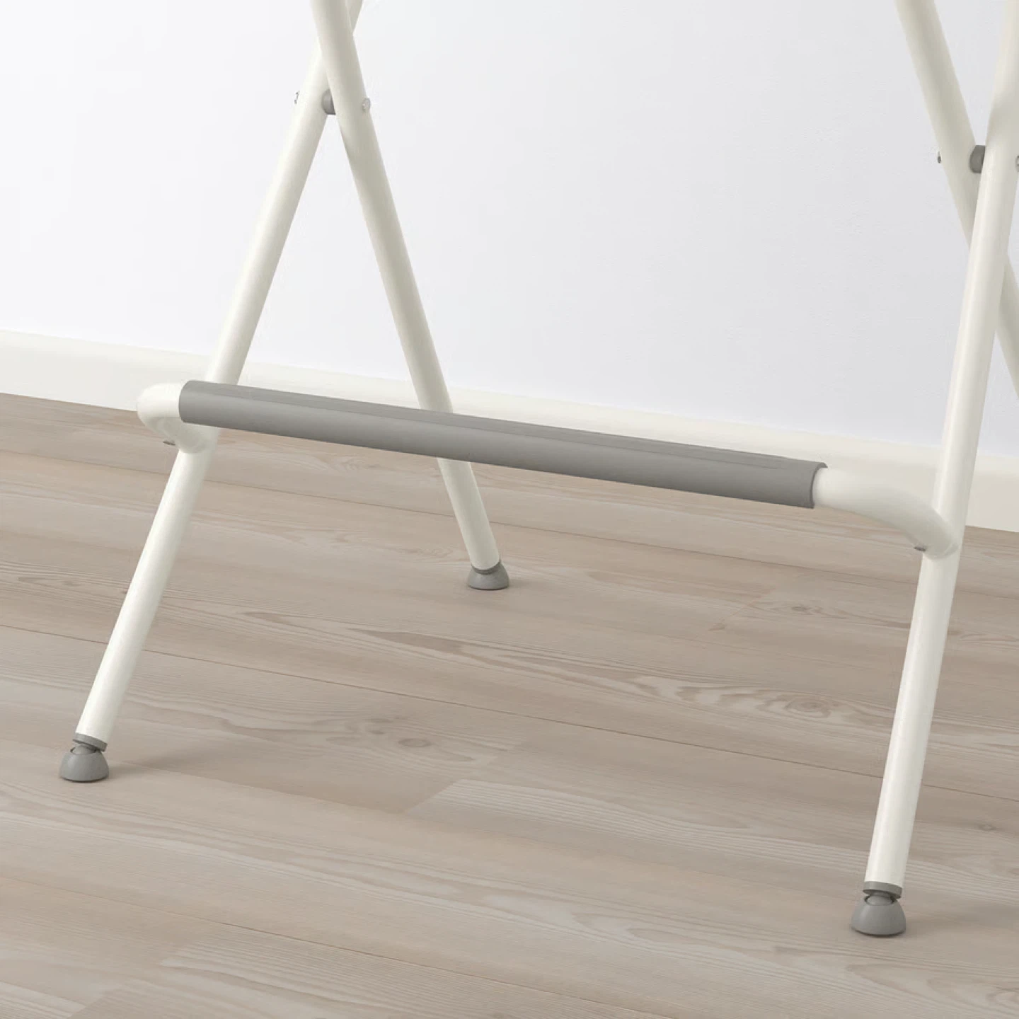 IKEA Franklin Bar Stool - White, Folding - photo 3