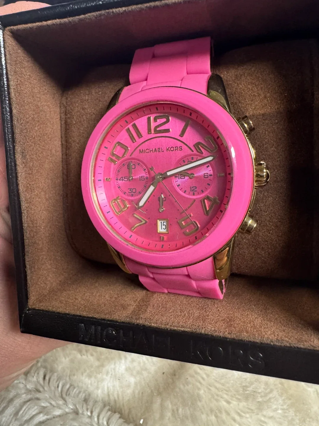 Michael Kors Pink Watch image indicator(3)