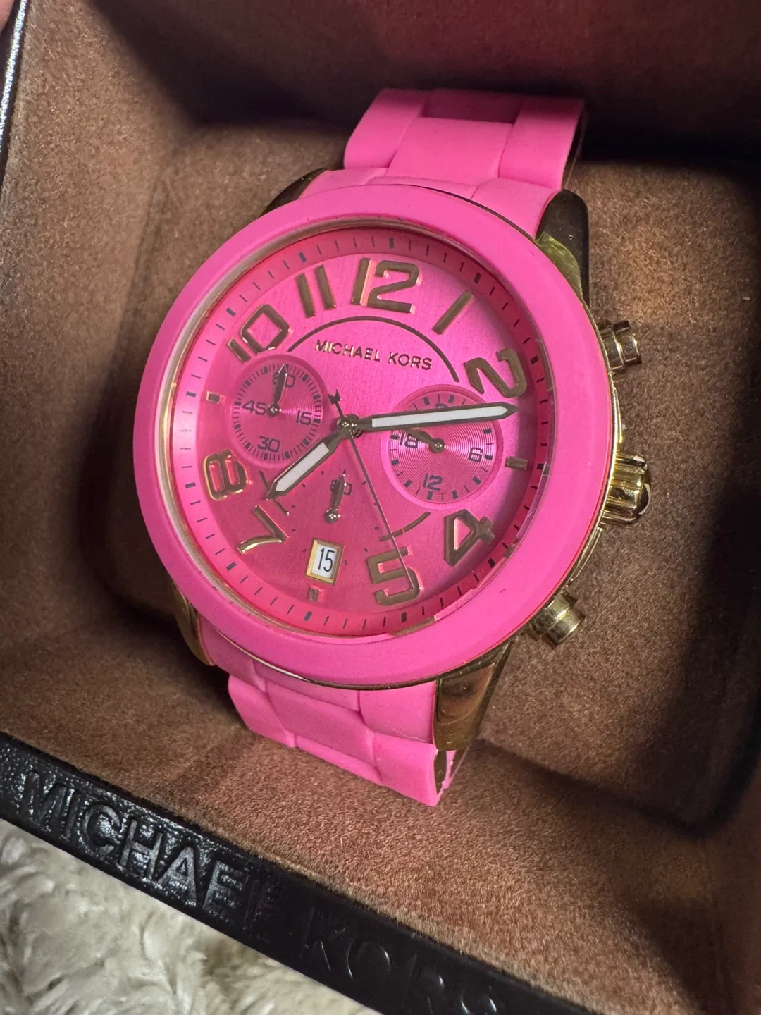 Michael Kors Pink Watch thumbnail