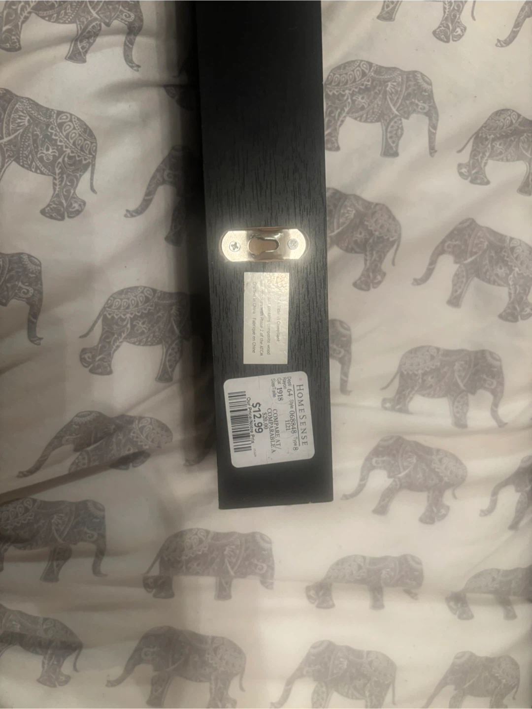 2 HomeSense Black Wall Shelf (Set of 2) - photo 5
