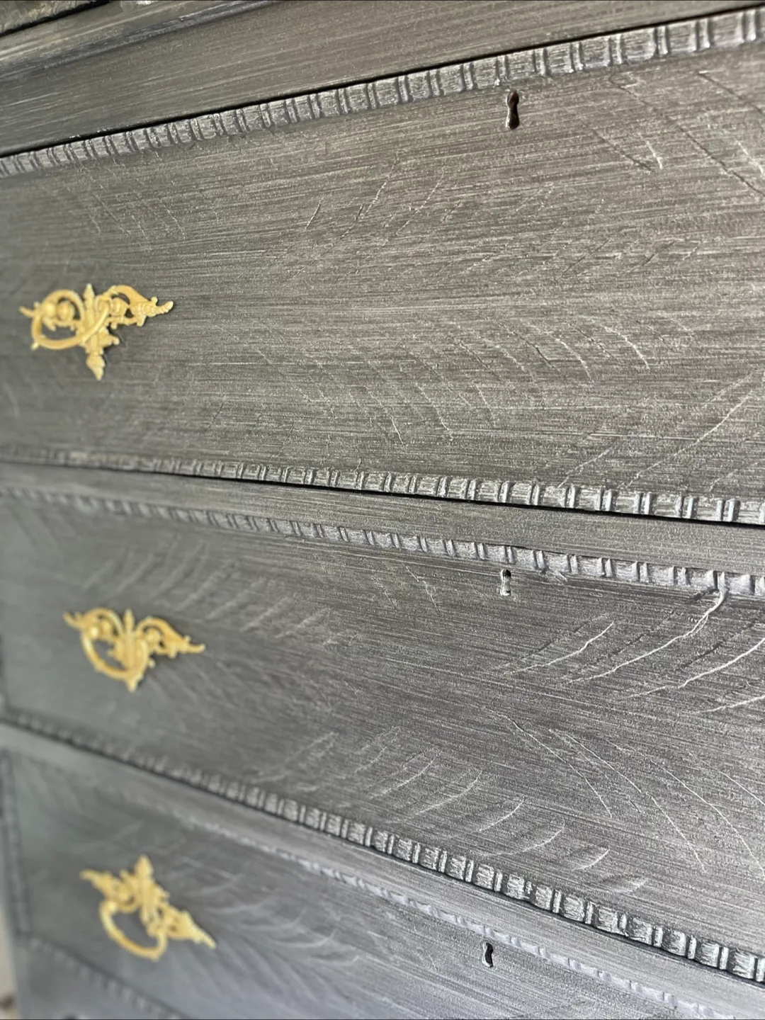 Refinished Unique Entrance Piece/Vanity/Dresser image indicator(7)