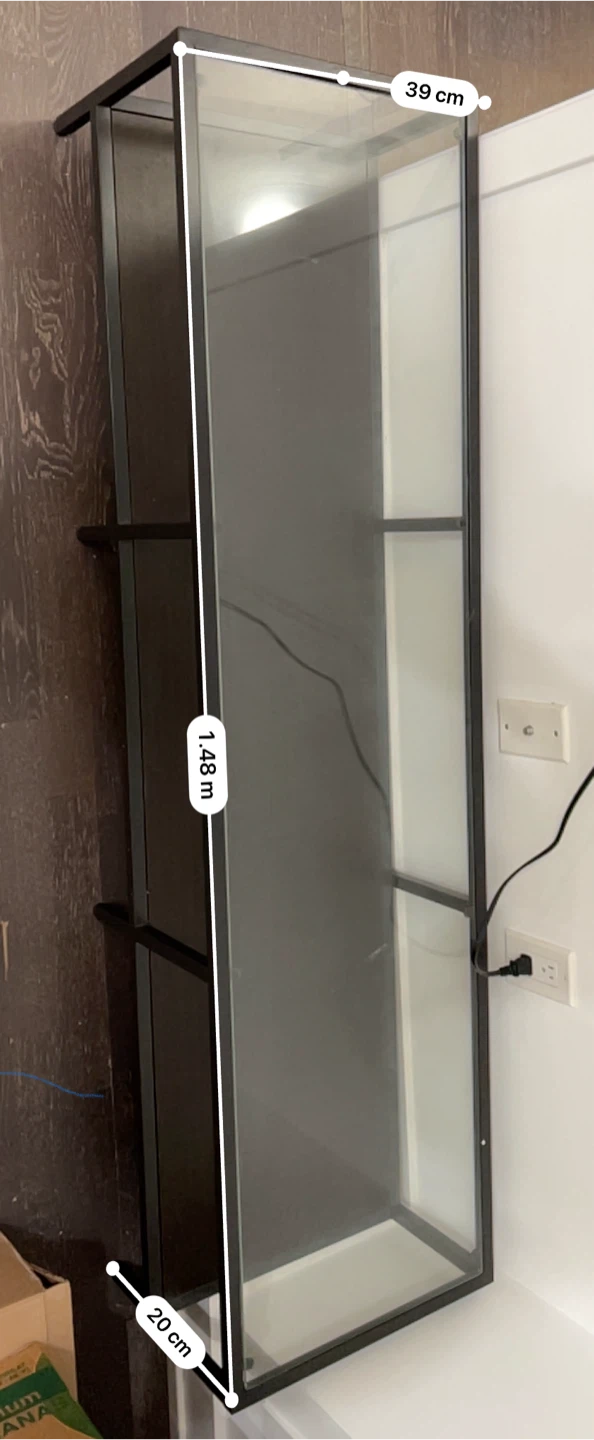 FREE Black Metal & Glass Coffee Table