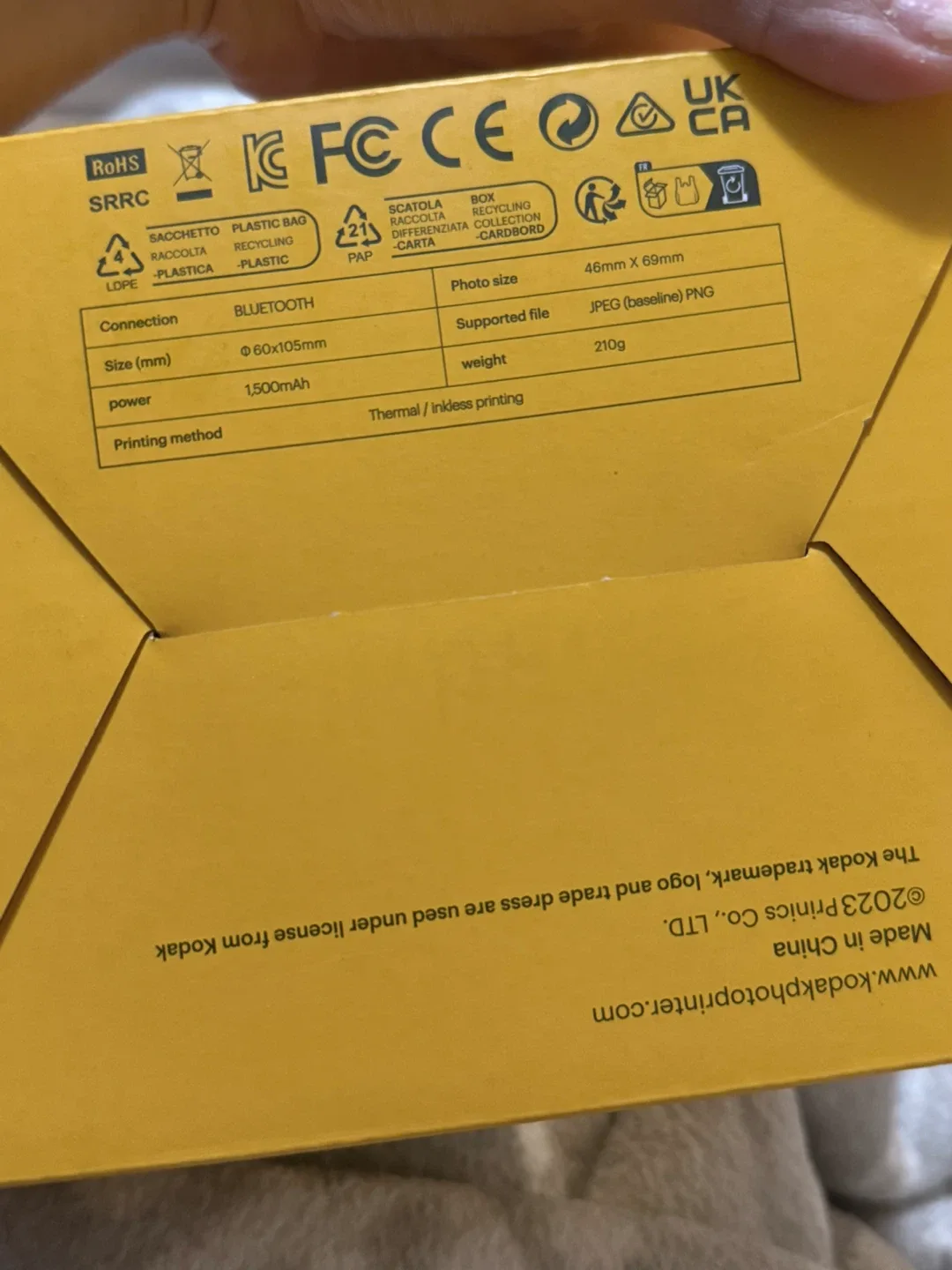 Kodak Memo Shot Era Instant Camera & Photo Printer image indicator(4)