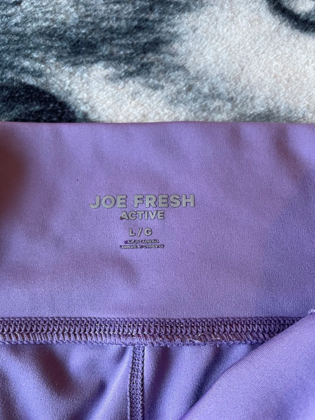 Joe Fresh Active Purple Leggings - Size L image indicator(2)