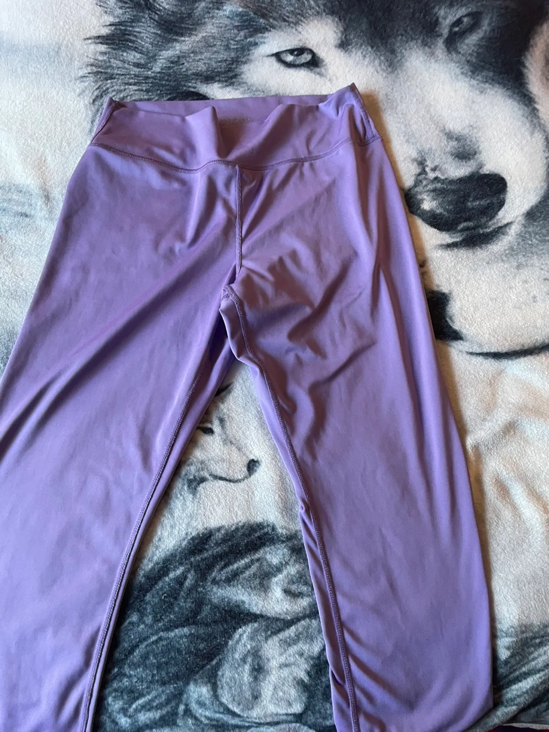 Joe Fresh Active Purple Leggings - Size L thumbnail