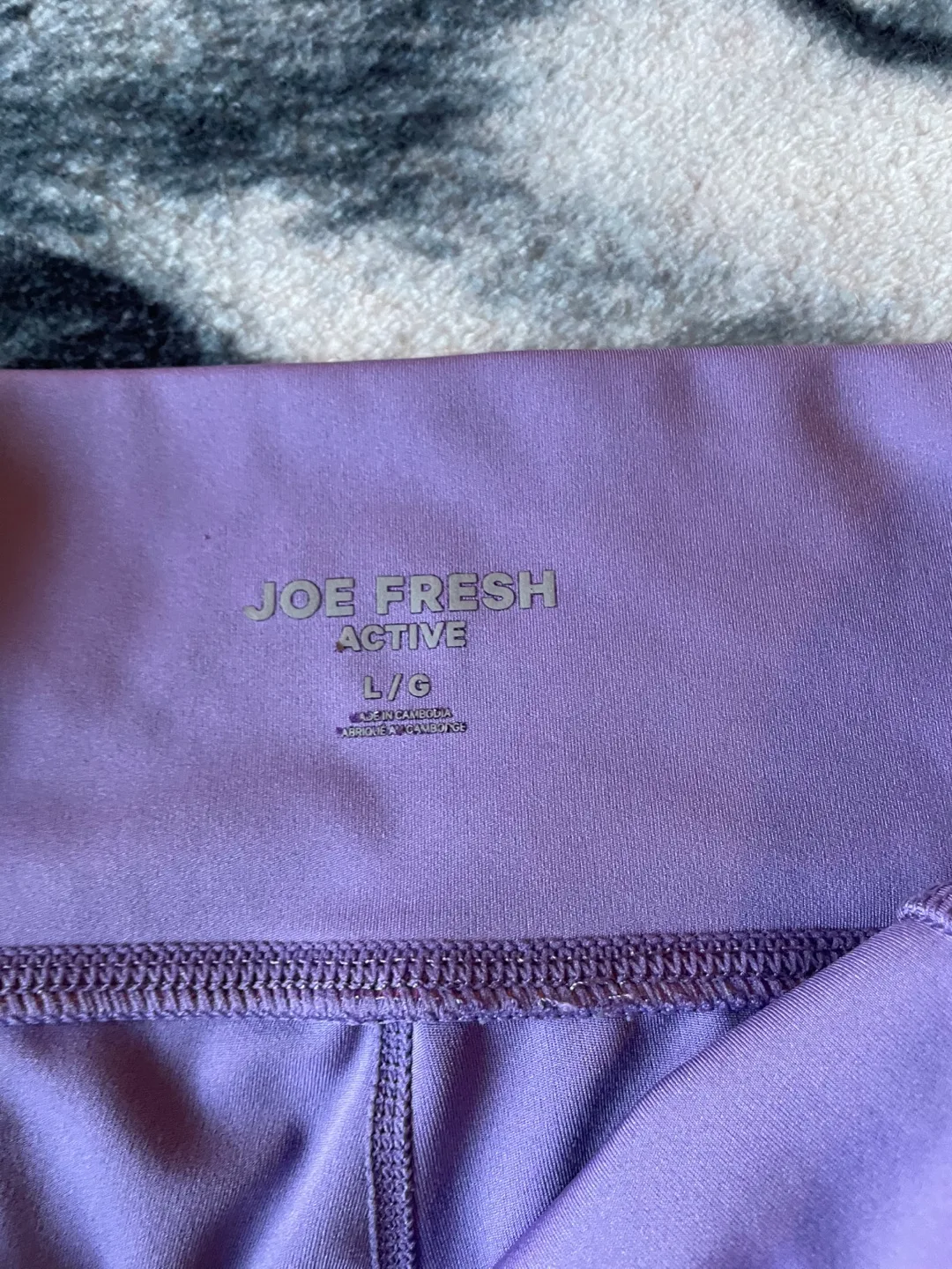 Joe Fresh Active Purple Leggings - Size L image indicator(6)