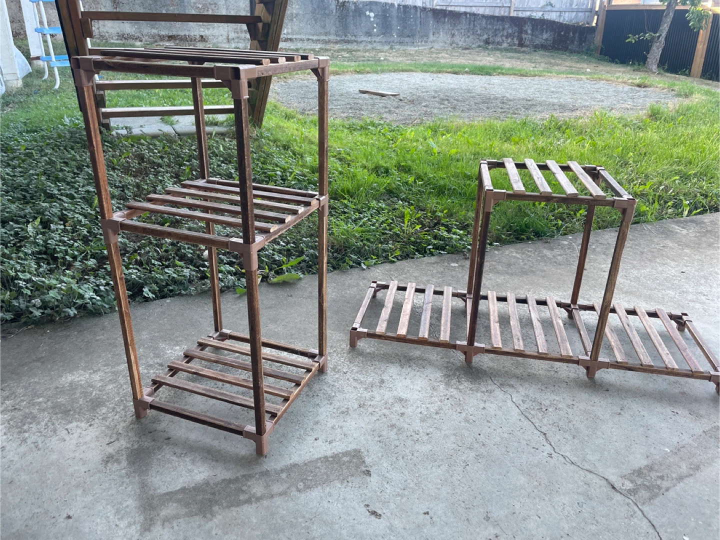 Wooden Plant Stand in