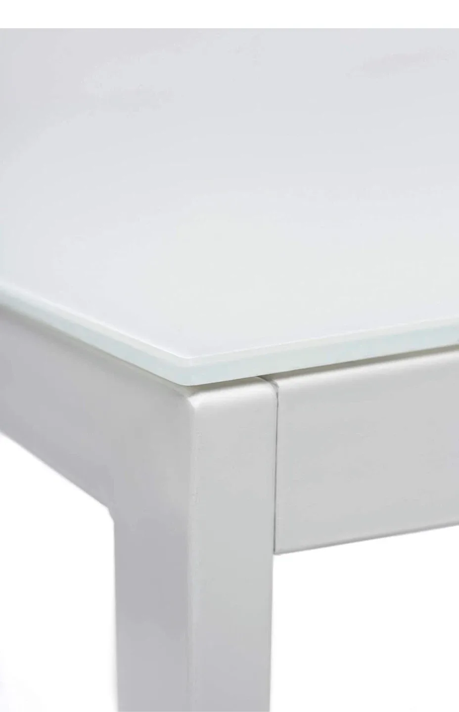 Glass Dining Table (White, Rectangular) new in box image indicator(2)