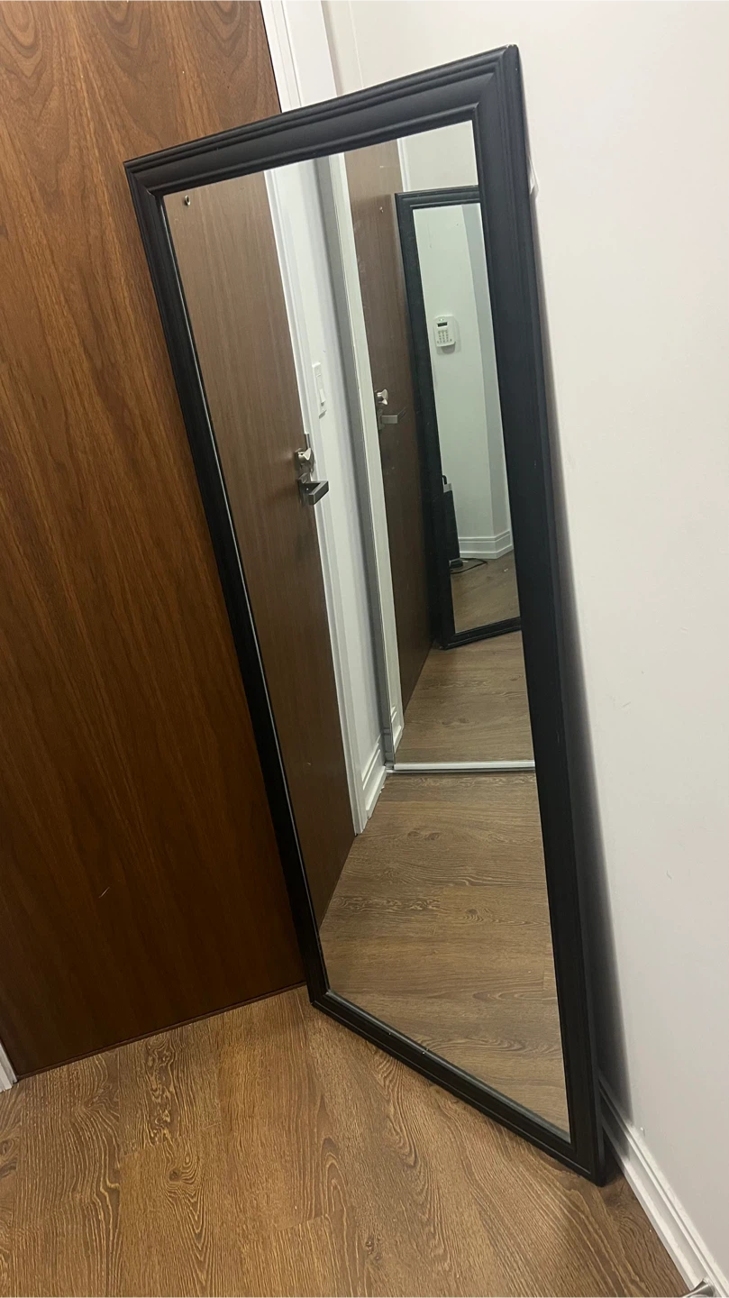 Black Framed Full Length Mirror