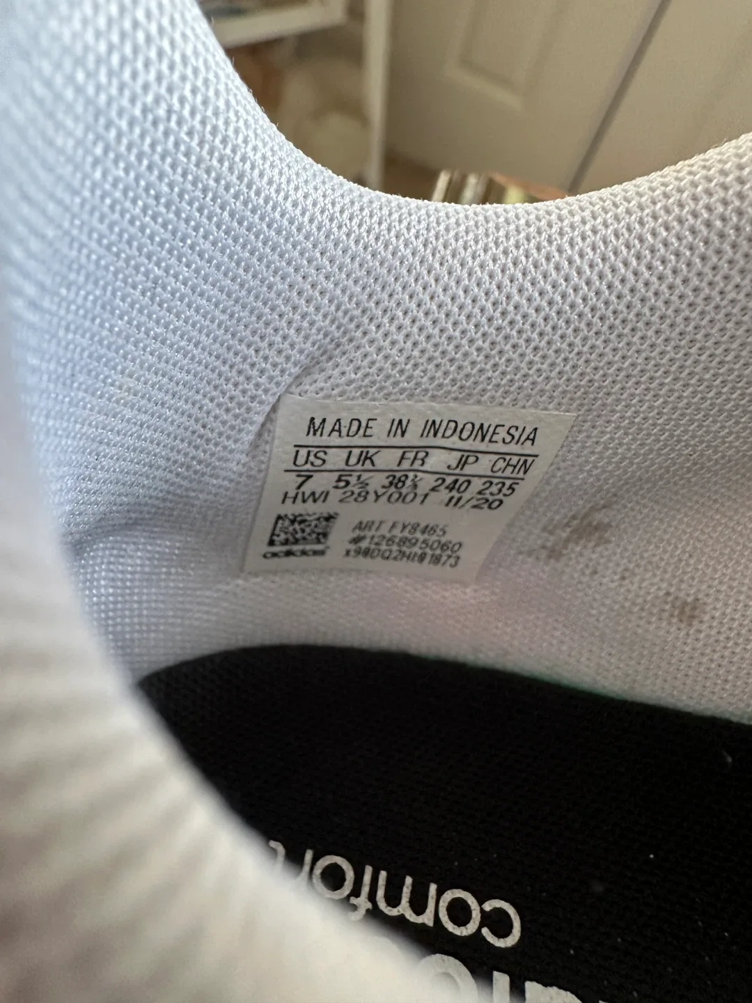 Adidas FY8465 White Running Shoes - US 5.5 image indicator(4)