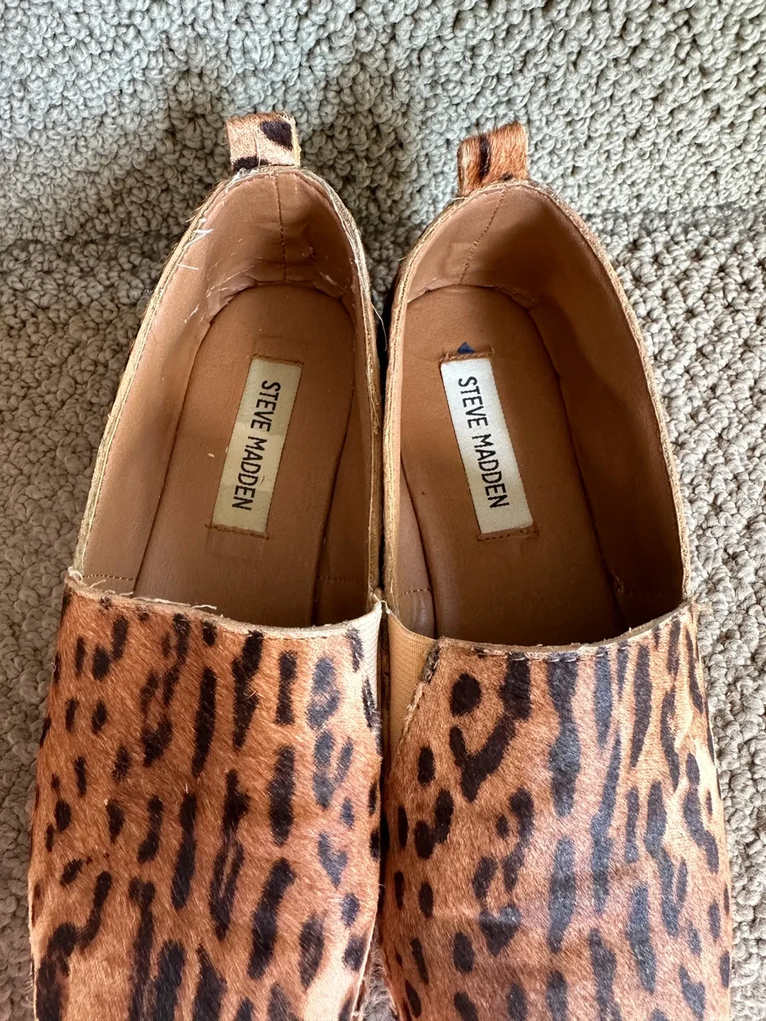 Steve Madden Leopard Print Espadrille Slip-ons, Size 7 image indicator(2)