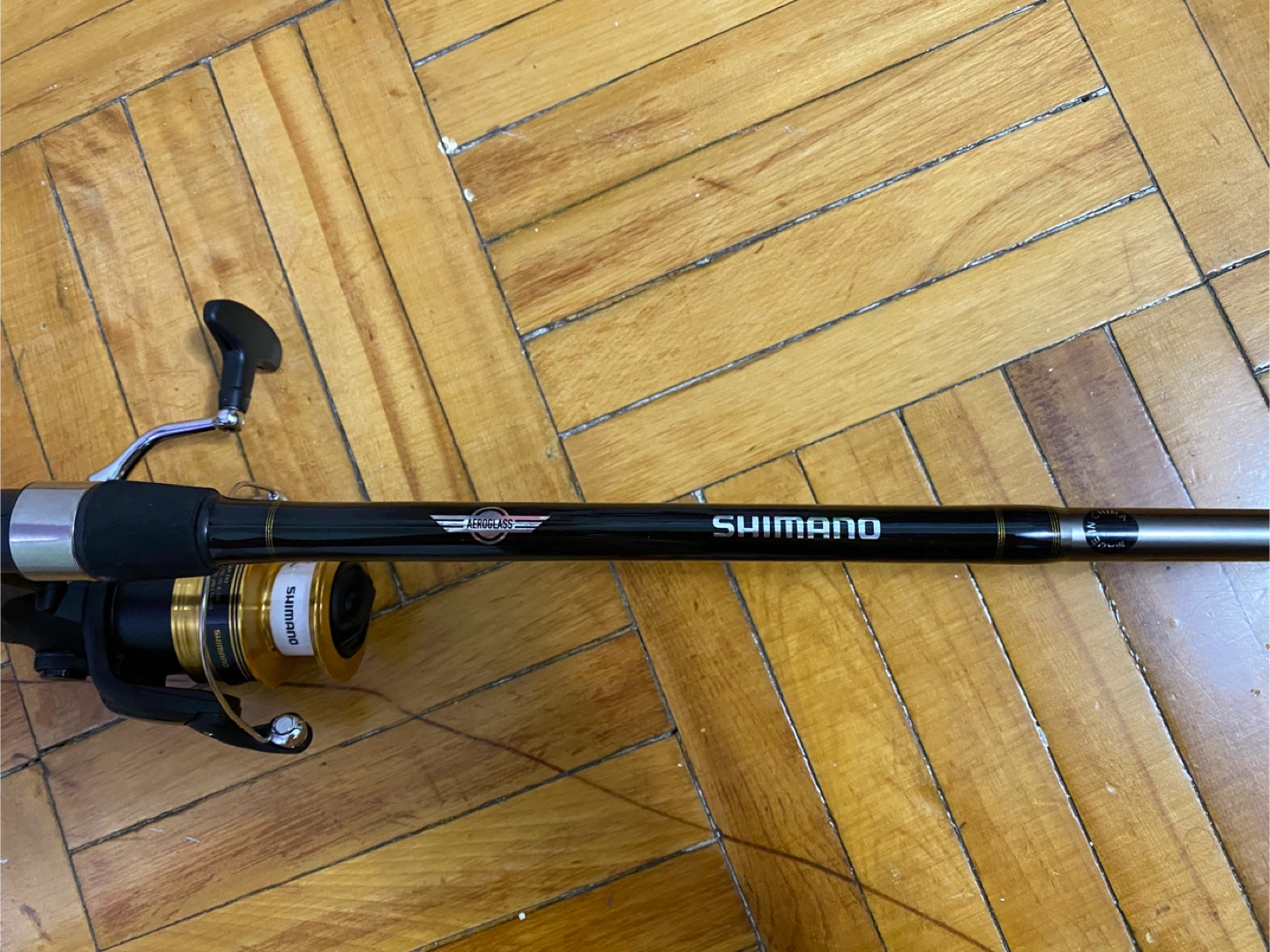 Shimano AeroGlass spinning rod and reel combo 7ft - photo 3