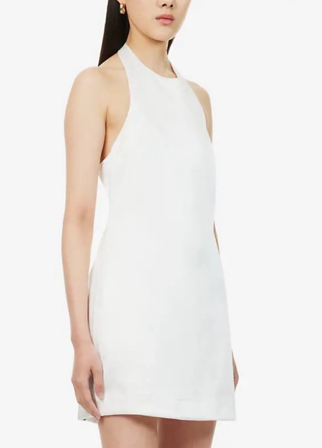 Ivory Satin Halterneck Dress - Bride/Wedding/Bachelorette - photo 2