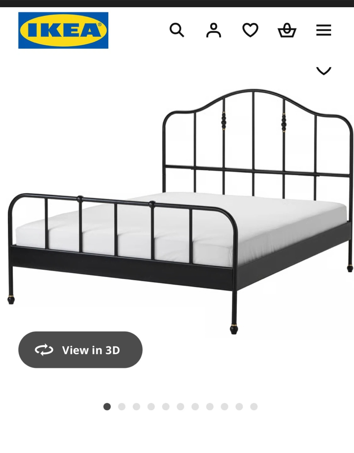 IKEA SAGSTUA Bed frame - Queen