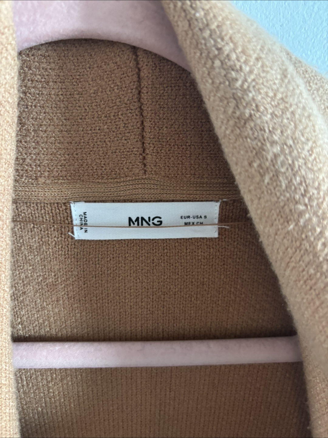 MANGO Beige Knit Cardigan - Size S - photo 4