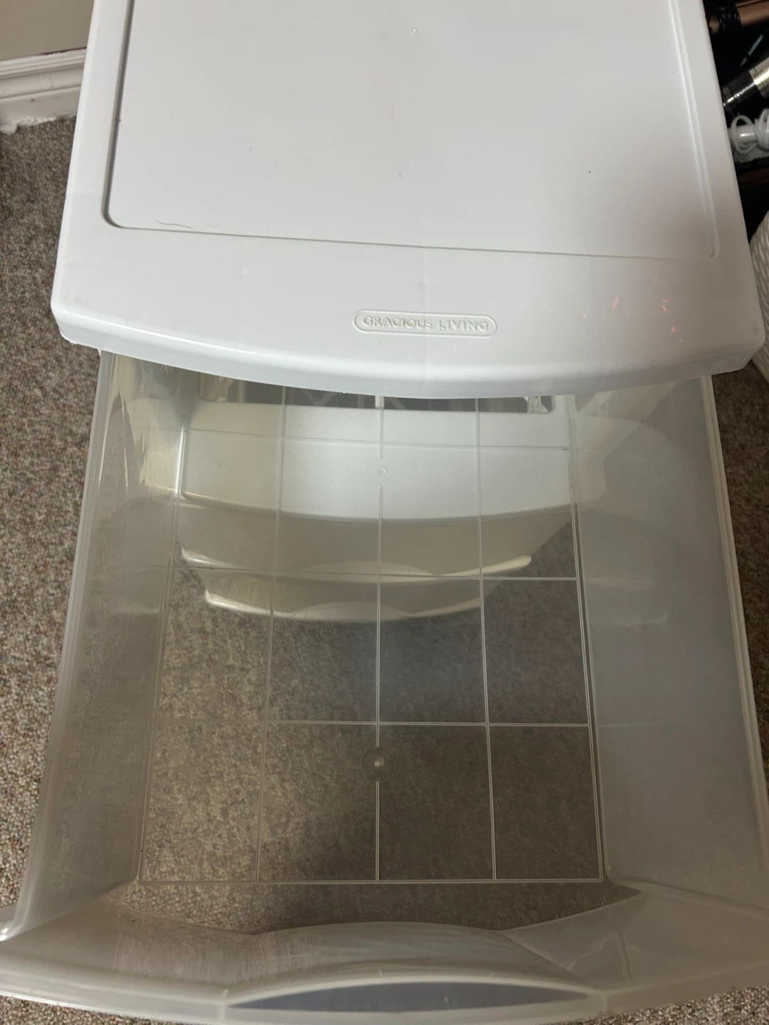 White clear storage 3 bins - photo 5