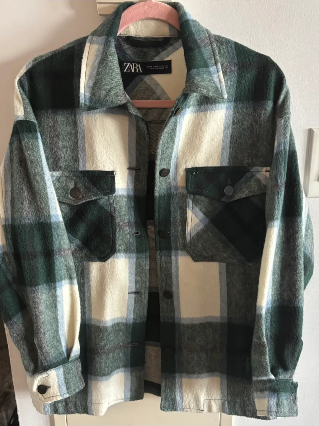 Zara Plaid Shacket - Size XS thumbnail