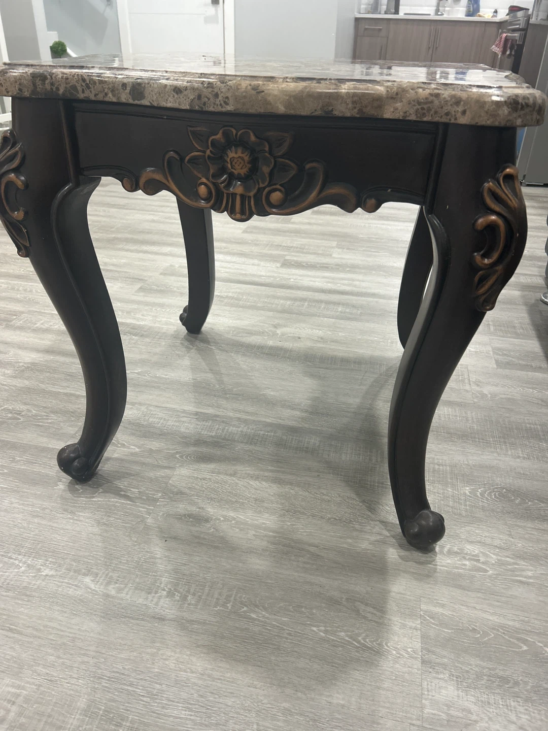 Marble Top Accent Table