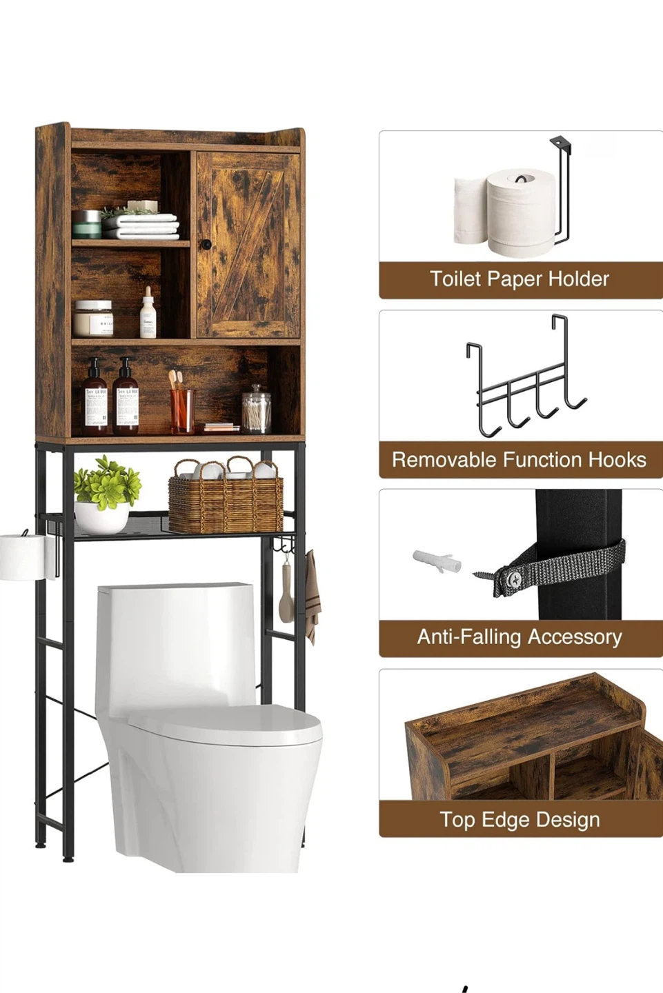 Over-the-Toilet Storage Shelf - photo 2