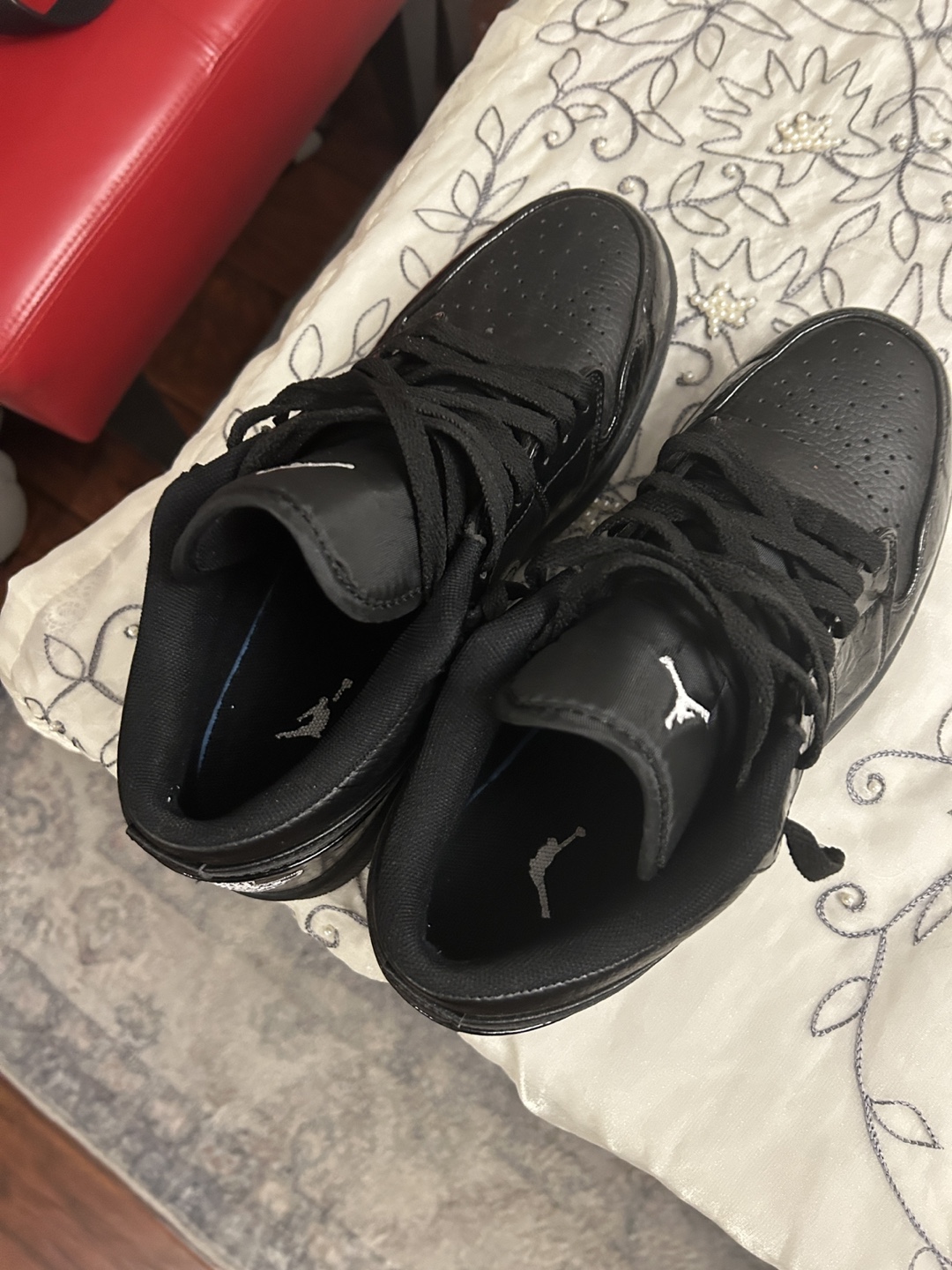 Air Jordan 1 Low Black US 8.5 - photo 5