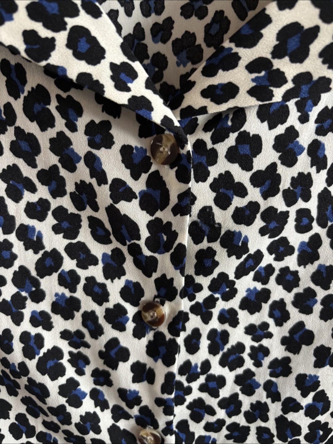 Leopard Print Blouse - Size S - photo 3