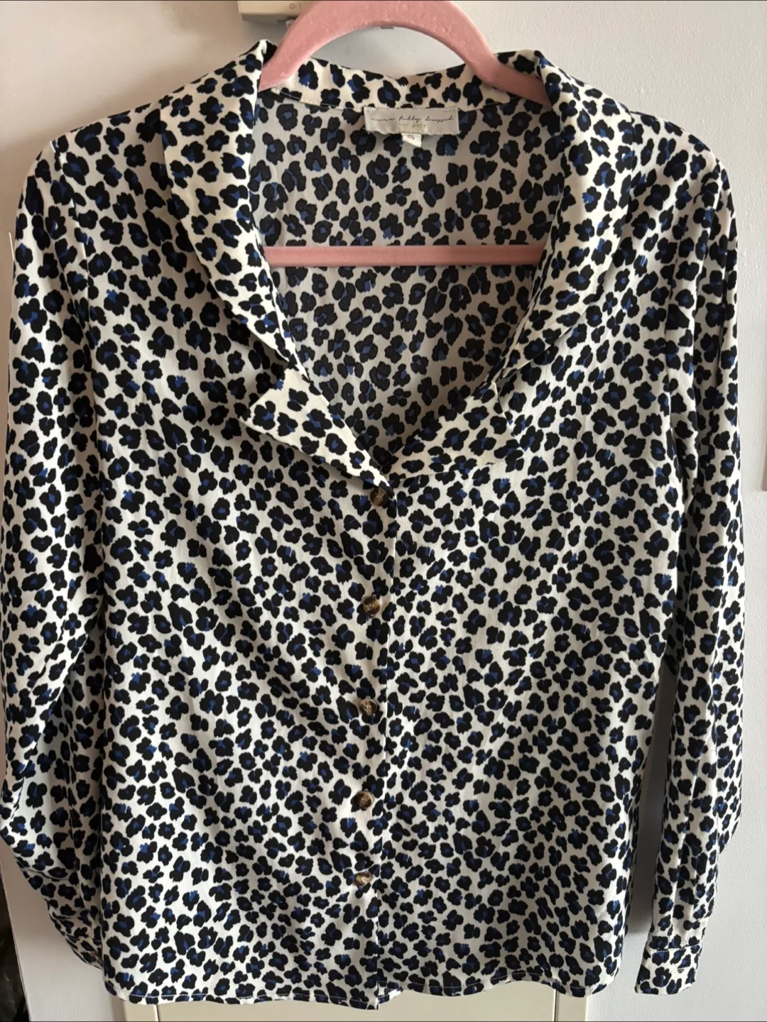 Leopard Print Blouse - Size S thumbnail