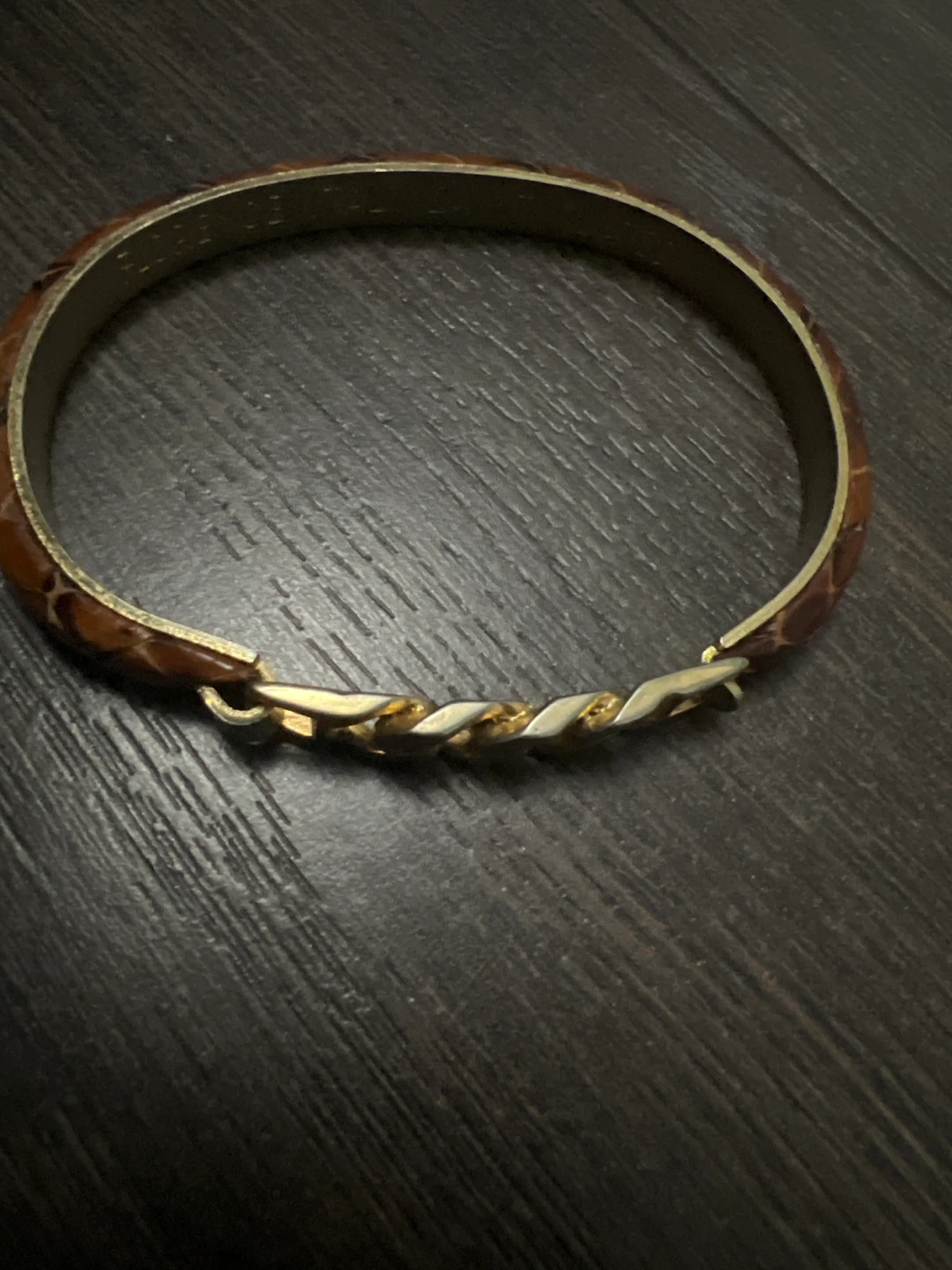 Florence Italy 24KT Plated Bangle - photo 4