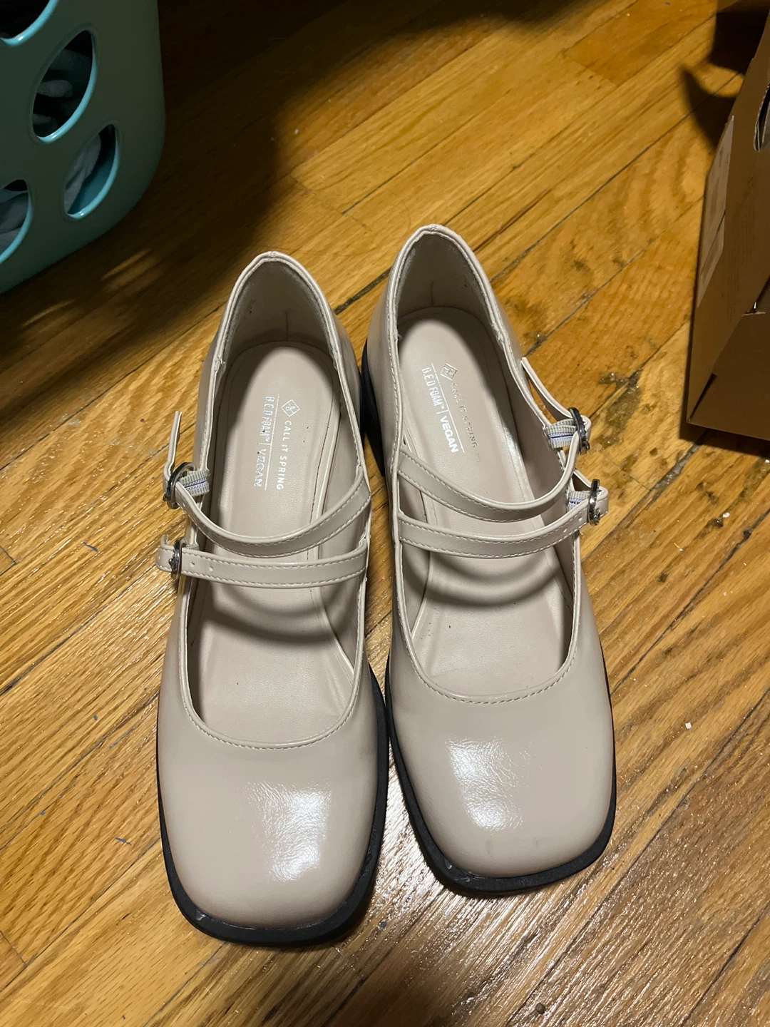 Call It Spring Beige Mary Jane Shoes - Size 6 - photo 3